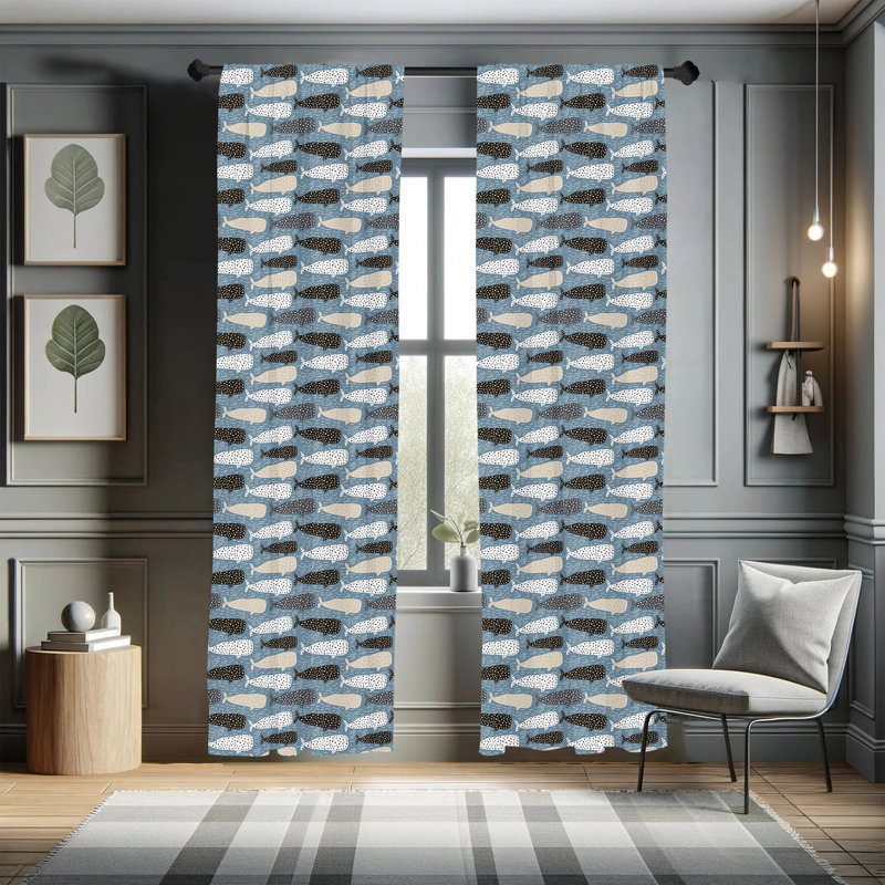 Semi-Sheer Rod Pocket Sliding Panel, 28" x 84"