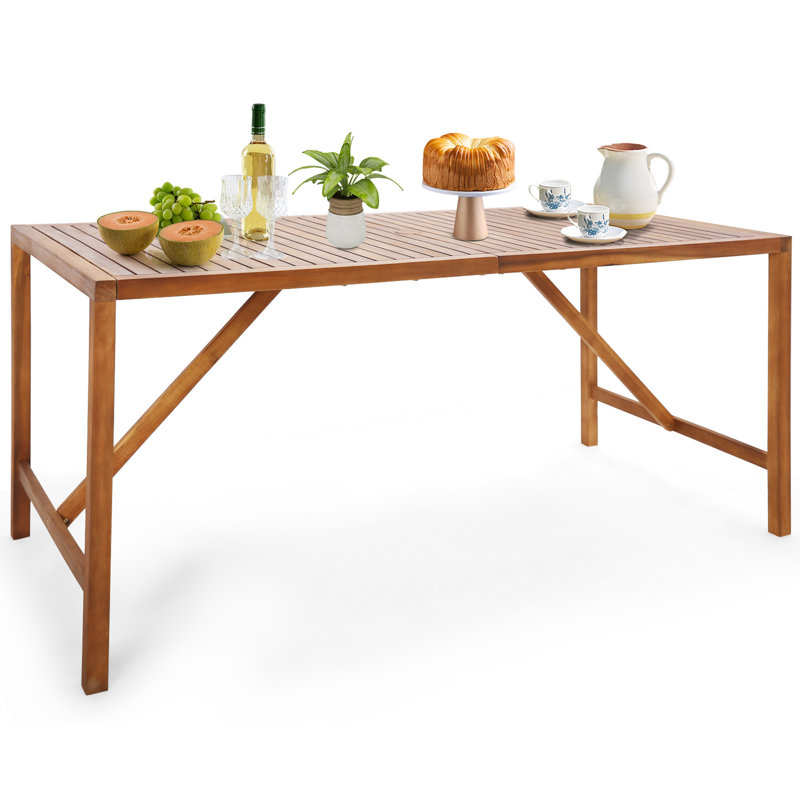 Table de salle à manger Bylas, L 67 po x L 31,5 po x H 29,5 po