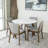 Ailston 4 - Person Solid Wood Top Four Leg Dining Set-1468483276