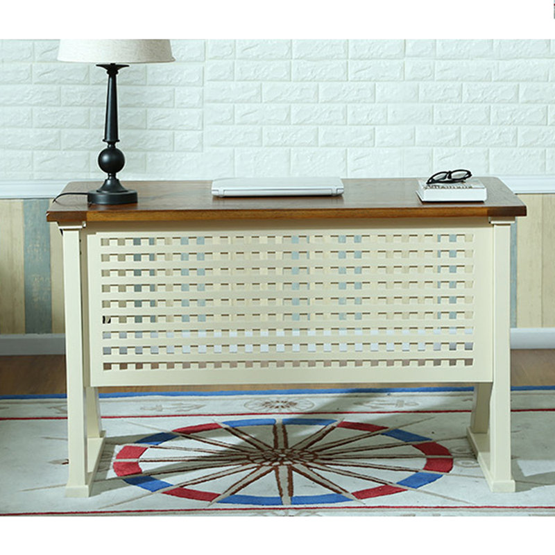 Bureau en forme de K de style minimaliste
