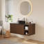 Armoire de salle de bain moderne 36 "en bois avec lavabo en céramique-173240842-173240843