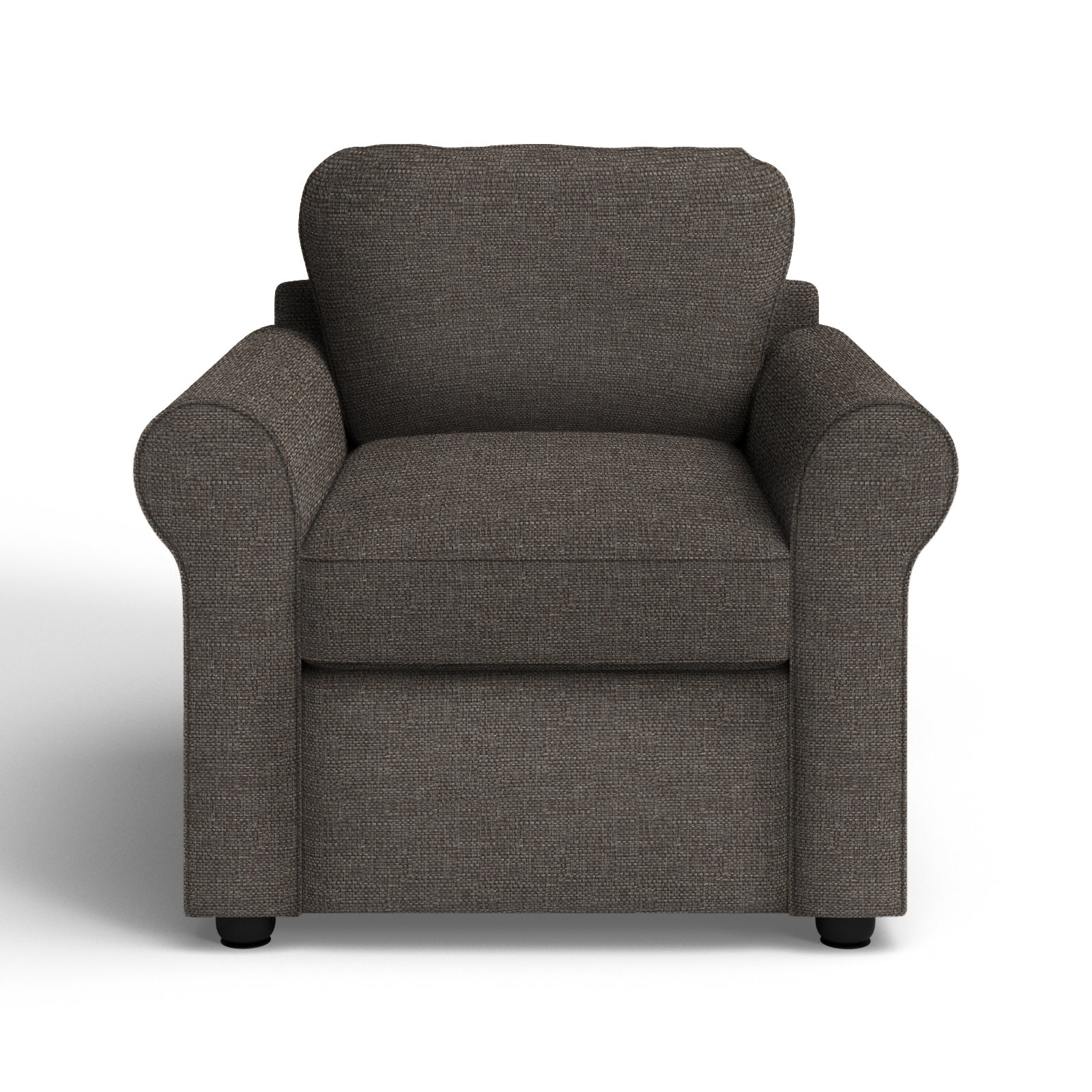 Warrington Armchair, Drusky Charcoal Sustain® Basketweave