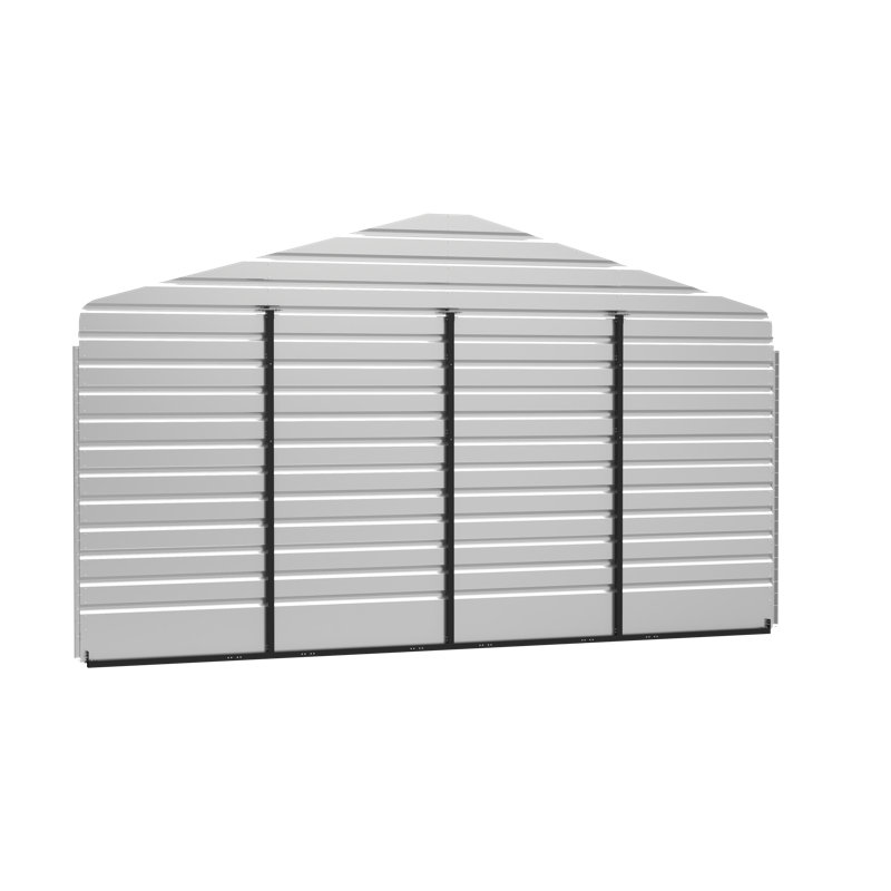 20X9 Rear Wall Kit For Steel Carport, Gray, 142.75" H x 243" W x 0.88" D