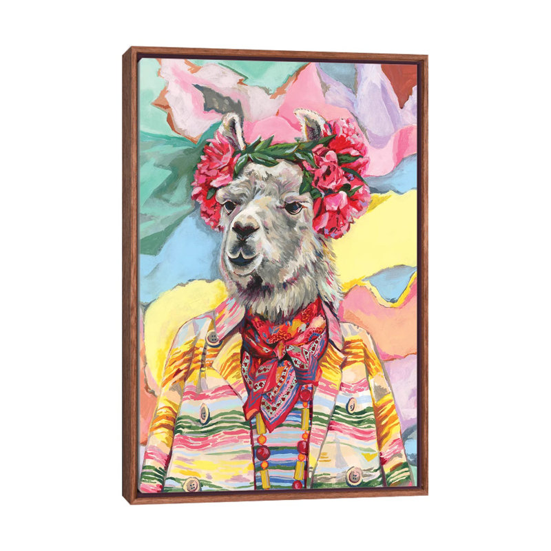 Impression « Desert llama » par Heather Perry, Pas de tapis, H 60 po x l 40po x P 1,5 po
