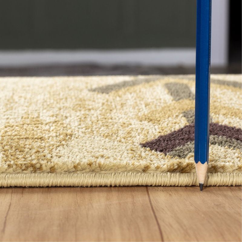 Crème X 3 pi Tapis Southwest, Rectangulaire 2 pi x 3 pi