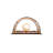 Rustic Lodge Flush Mounted Sconce-125013072-125013075