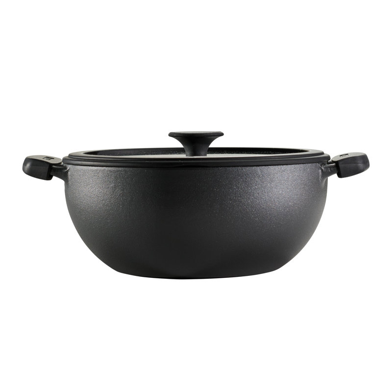 Kadai en fonte pré-assaisonné de 2,3 pte avec couvercle, 10.75"