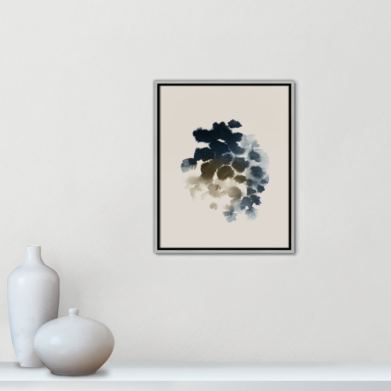 «Emerald Azure II» par Casa Fine Arts, Argent, H 21,5 po x l 17,5 po