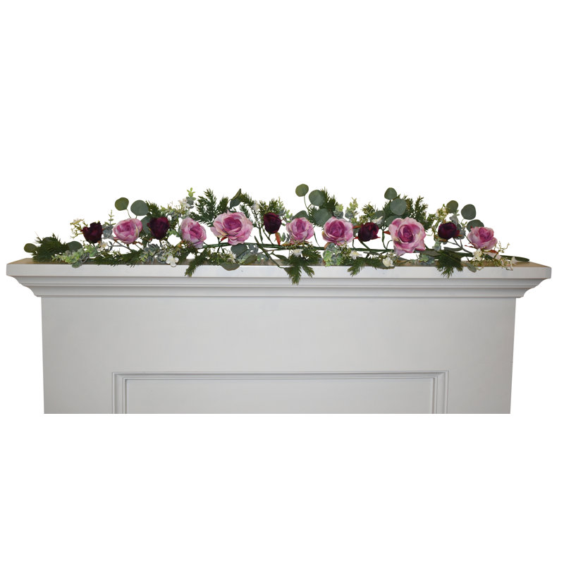 60" Lavender Rose Garland