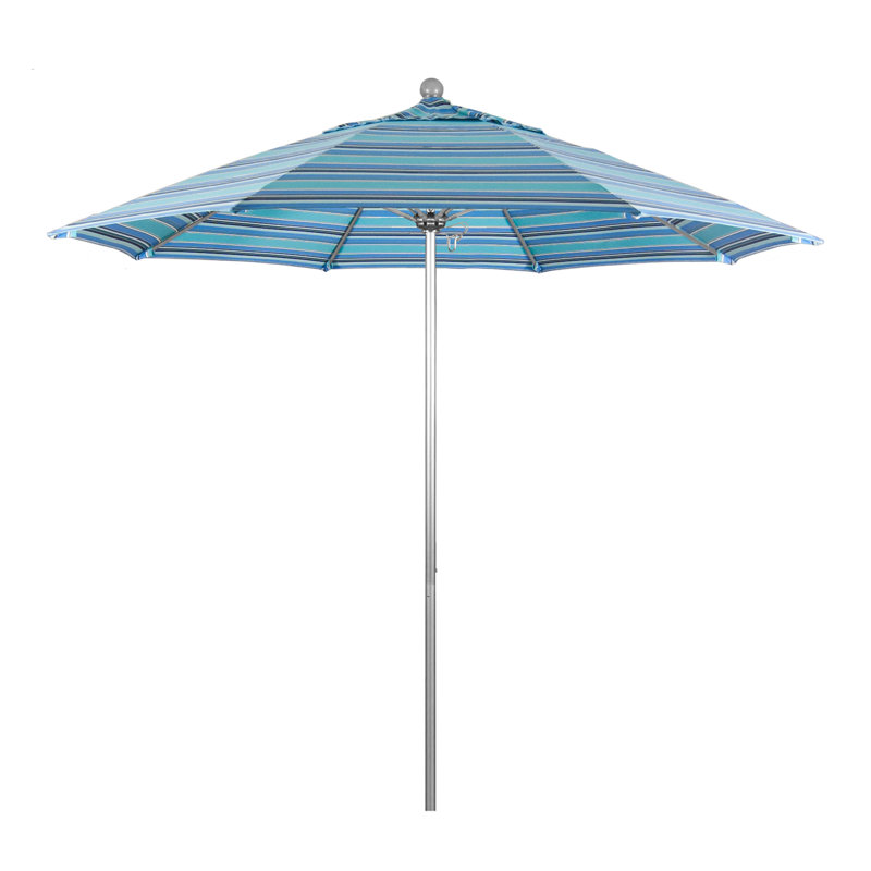 Parasol de marché 9 pi Hibo, Rayures Dolce Oasis Sunbrella®