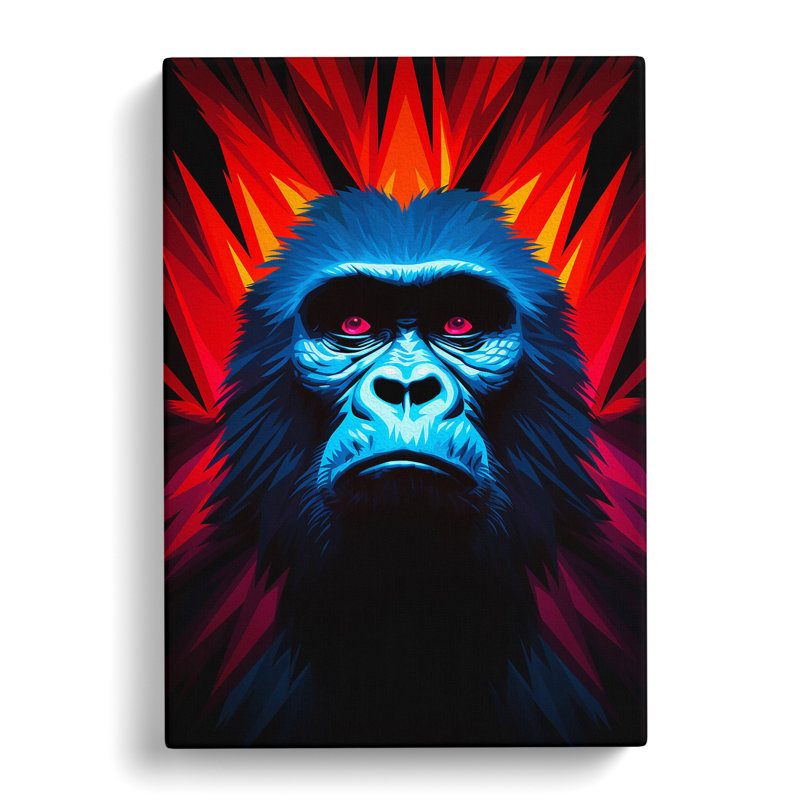 Gorilla Op - Wrapped Canvas, 60cm H x 40cm W x 3cm D