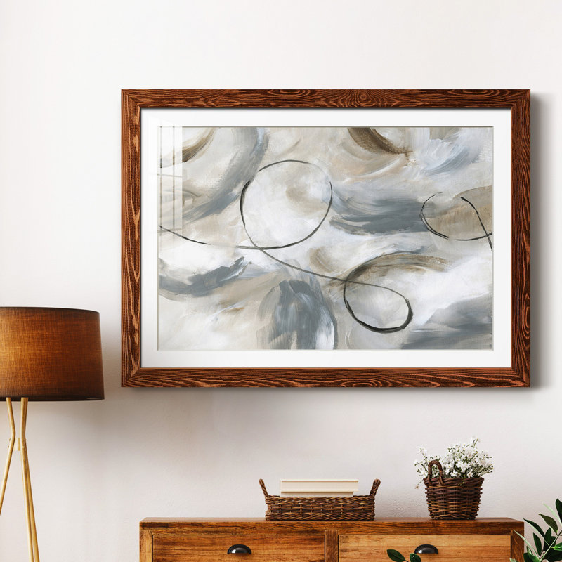 Staccato - peinture encadrée, H 20 po x l 17 po x P 1,5 po, Cadre en érable