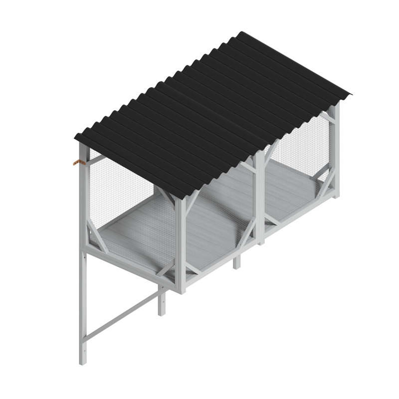 Hamac de fenêtre en bois pour chat