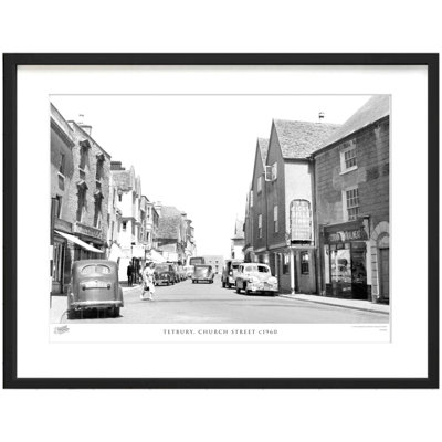Tetbury, Church Street C1960 by Francis Frith - Single Picture Frame Print