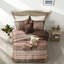 Ensemble de literie très grand californien, jacquard en polyester, style élégant pour la maison