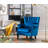 Dorava Velvet Accent Chair-1226245490