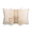 Velvet Lumbar Pillow w/ Feather Trim-663441241