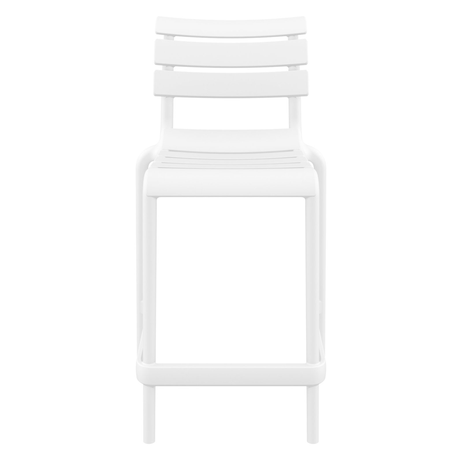 Ruta Outdoor Counter Stool, 25.60", White