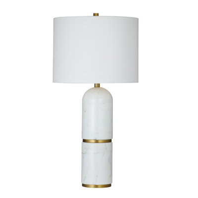 Dresden 34" Black & Brass Table Lamp