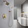 Bathroom Complete Shower System with Rough-In Valve with Shower Head