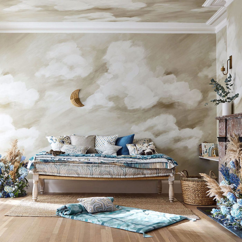 Air 13.35m x 68.5cm Wallpaper Roll, Golden Light