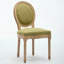 Ensemble de 2 chaises en lin avec coussin moelleux et pieds en bois robustes-344652150