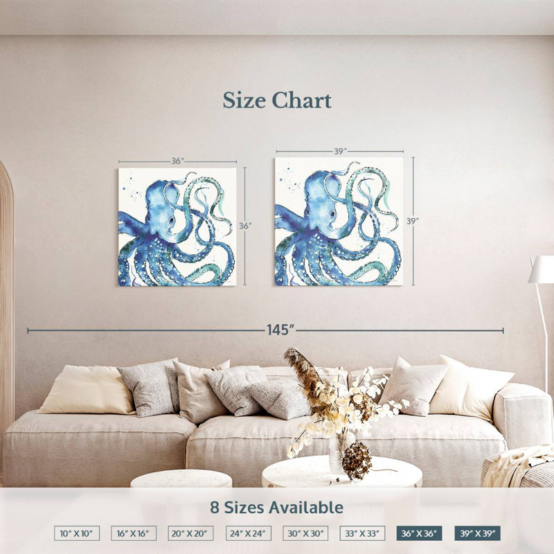 Brampt Deep Sea XII, 36" H x 36" W