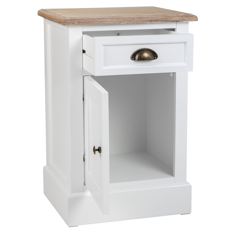 Witton 41.5cm W Manufactured Wood Bedside Table