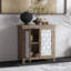 Armoire de rangement rustique en bois massif brun rustique naturel vieilli
