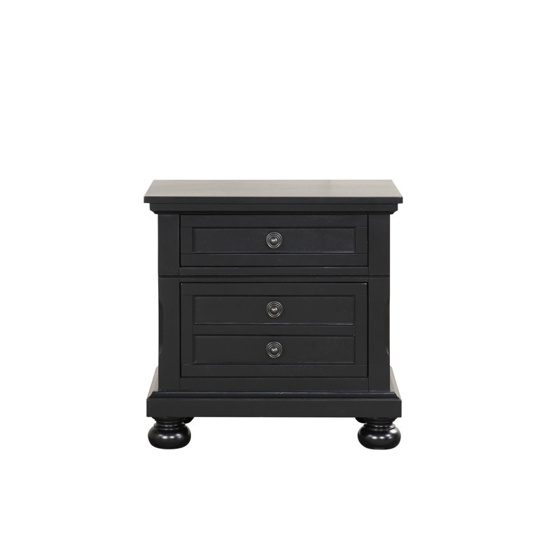 Table de chevet Meade, Noir