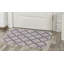 Tapis rayé gris foncé-62526011