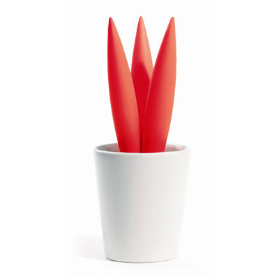 Legnoart Cereus Trivet avec bol en porcelaine - Noir