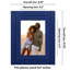 Picture Frame - Rustic Picture Frame with Textured Engineered Wood, Shatter Resistant Glass and Easel Back - Horizontal and Vertical Display-101109433-101109455