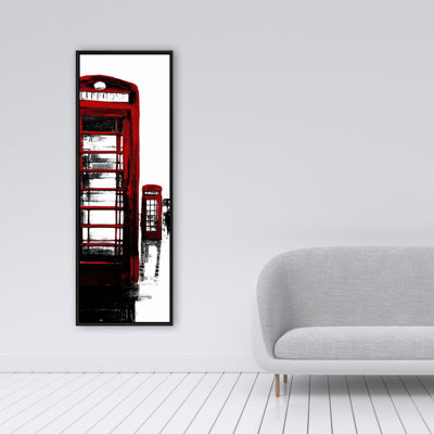 "Cabine téléphonique et Big Ben de Londres" sur toile