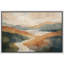 "Modern Modern Canyon and River Valley", art mural encadré sur toile-124795412-124795410
