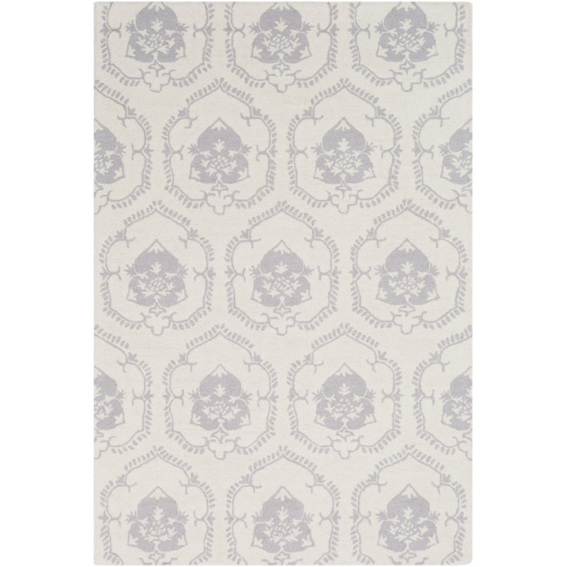 Ebert Wool Floral Indoor Rug, Rectangle 7'6" x 9'6"