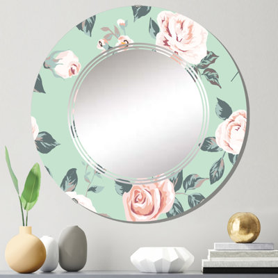 Miroir de salle de bain mural rond