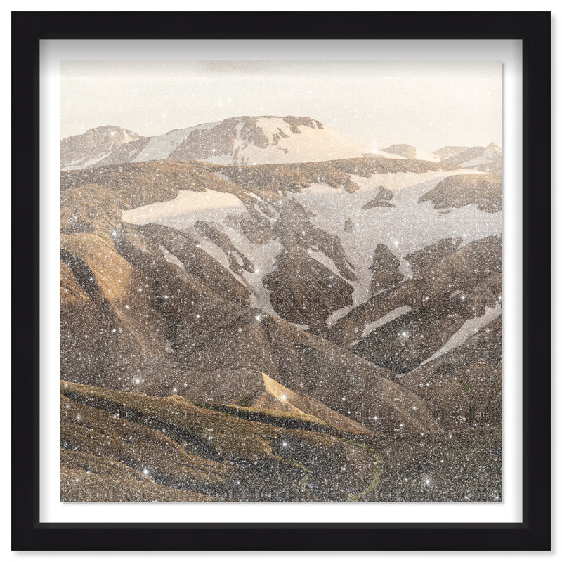 Dream Hills Print by Oliver Gal, 13.5"H x 13.5"W, Black Shadowbox
