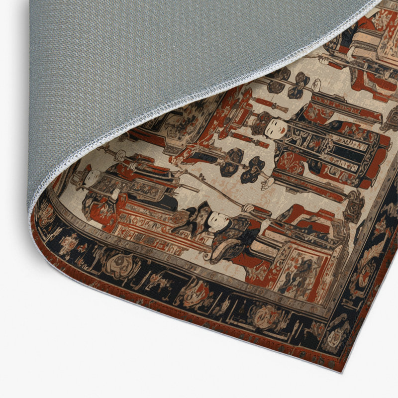 Tapis intérieur et extérieur ArtDeco, Rectangle 4pi x 6 pi
