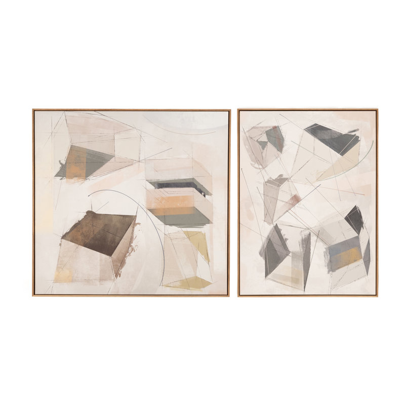 Escalate Diptych Painting by COUP D'ESPRIT