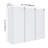 12" Bathroom Side Cabinet, 3-Soft Close Doors, Float Mounting Design-1580580311