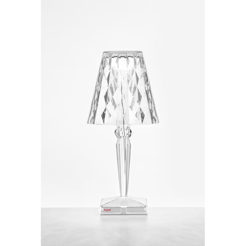 Big LED Table Lamp, Light Blue, Plug In