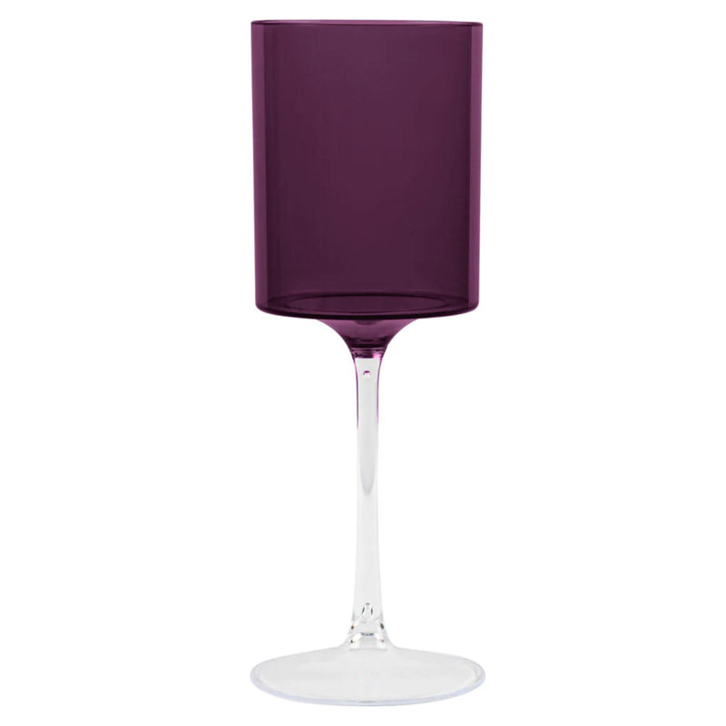Chantha 9 oz. Goblet Set, Purple