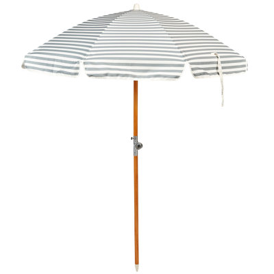 Parasol de luxe: rayure de ruppie maritime