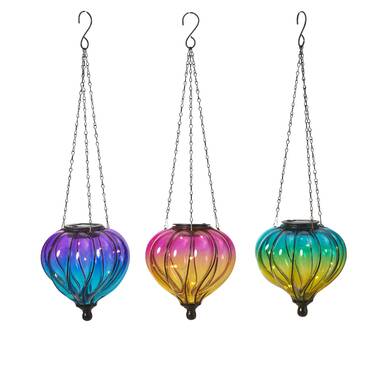 Hot Air Balloon Outdoor Hanging Solar LED Lantern