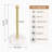 Brushed Gold Kitchen Paper Towel Holder Countertop with 2X Weighted Marble Base, Rustproof 18/8 Stainless Steel Freestanding Paper Towel Roll Holders for Kitchen-317556599