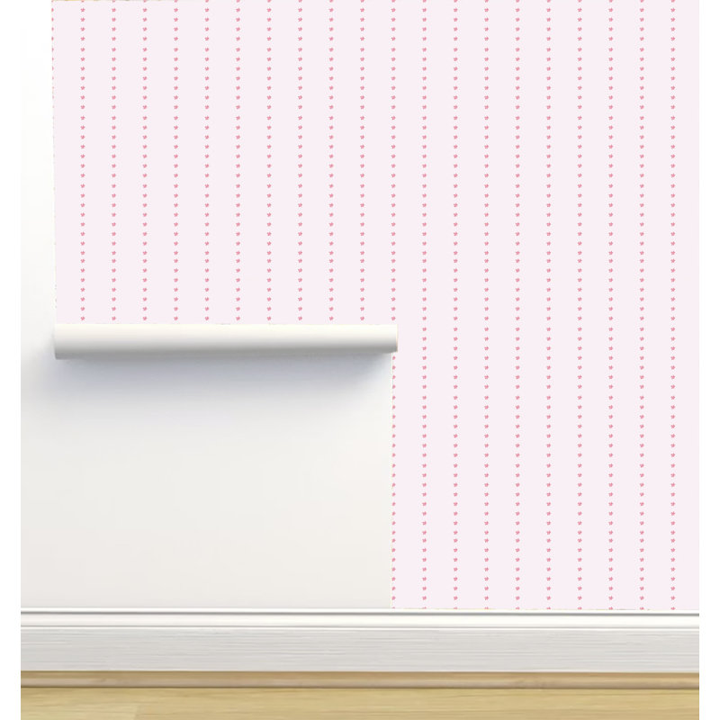 Rouleau de papier peint auto-adhésif texture L 6 pi x l 24 po Monor Designs, Rose