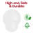 White with Silver Antique Floral Round Disposable Plastic Dinner Plates (10.25")