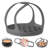 Steamer Basket, Pressure Cooker Sling, Silicone Bakeware Sling for 6 Qt / 8 Qt Instant Pot, Multi-function Cooker Anti-scalding Bakeware Lifter Steamer Rack, BPA-Free Silicone Egg Steamer Rack, (Gray)
