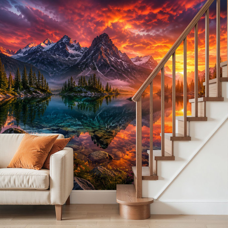 Adhésif mural amovible Peel and Stick, L 68,88 po x l 96 po